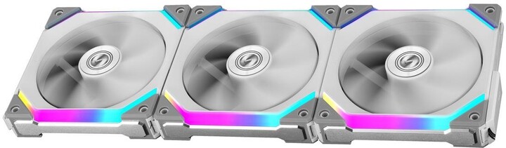 Ventilatorë LIAN-LI UNI FAN SL120, ARGB, PWM, 3 copë, të bardhë