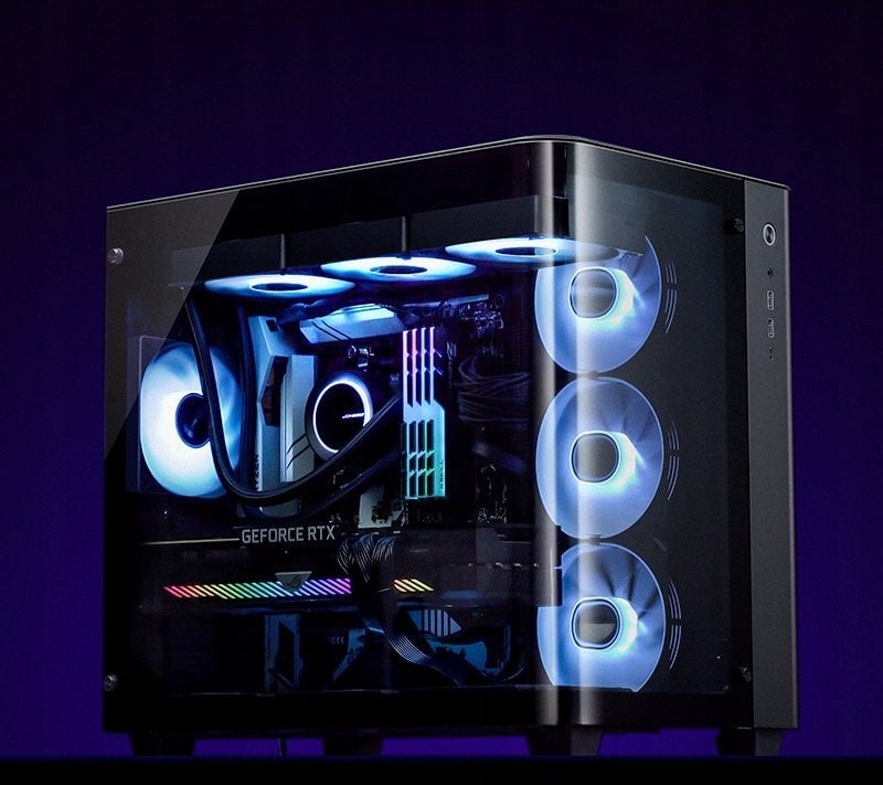 Kasë Jonsbo Jonsbo TK-3 - ATX-Gehäuse, e zezë, Full Tower