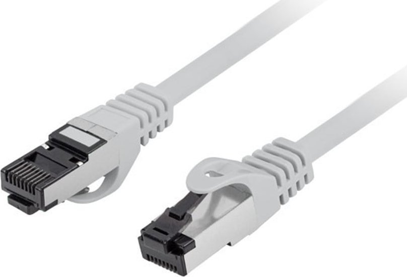 Kabllo rrjeti Lanberg Patchcord Cat8.1 S FTP, 1m, gri