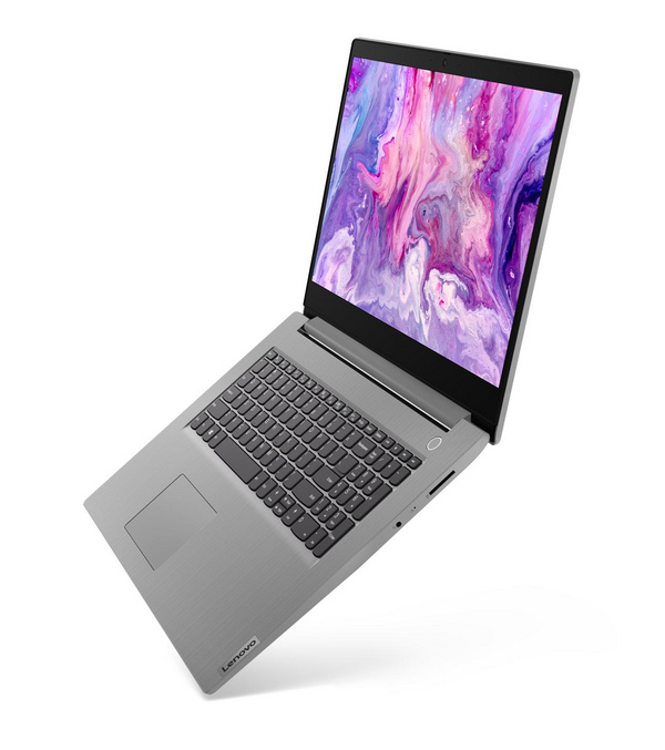 Laptop Lenovo IdeaPad 3, 17.3", Intel Core i3, 8GB RAM, 512GB SSD, Intel UHD Graphics, gri / platin