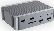 Docking station LMP SuperDock 2, 15 porta, USB4 Thunderbolt 40Gb/s, gri