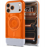 Këllëf telefoni Spigen Classic C1 MagSafe, për iPhone 17 Pro Max, tangerine