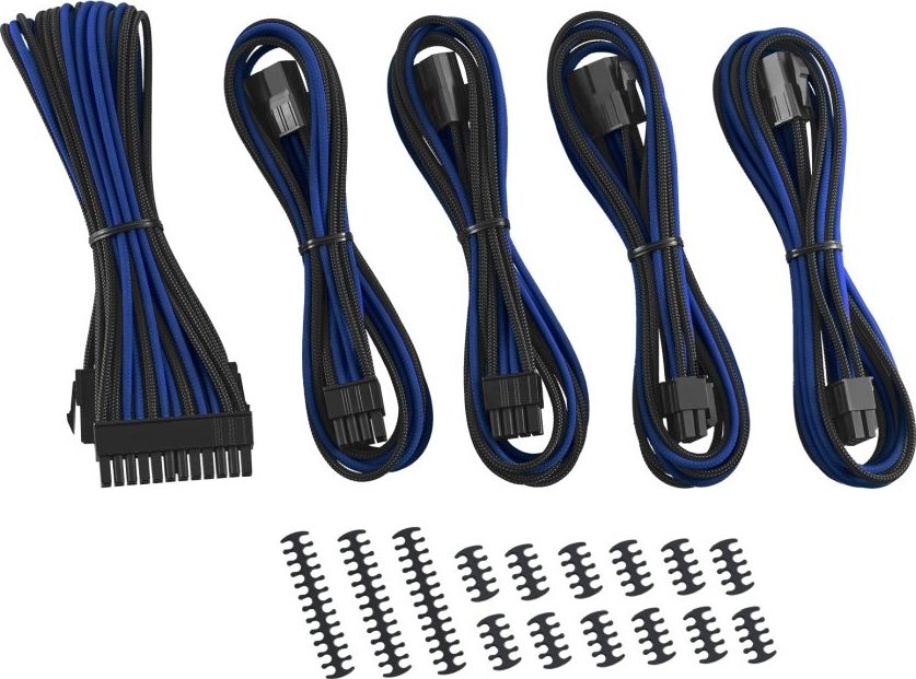 Set kabllosh zgjatues CableMod CM-CAB-CKIT-N86KKB-R, të zeza/të kaltra