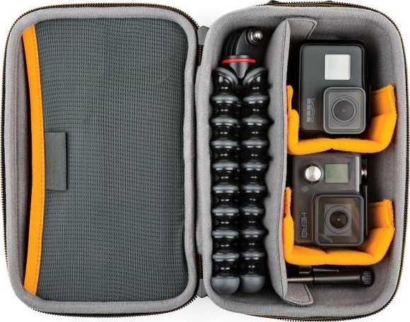 Kuti mbrojtëse Lowepro Hardside CS 60, madhësi kompakte, e zezë