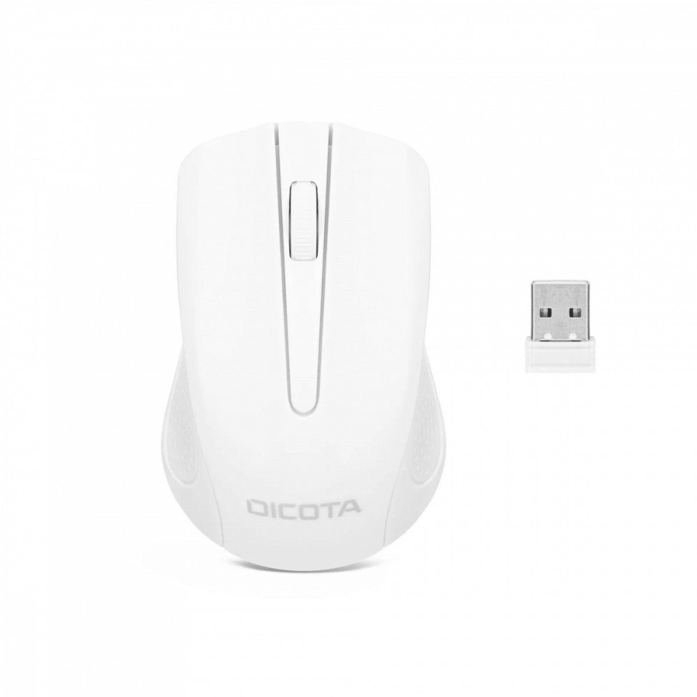 Mi Maus pa tela Dicota Comfort, ergonomik, i bardhë