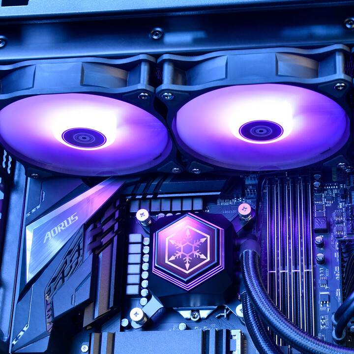 Ftohës SilverStone PF240 PermaFrost Premium, ARGB