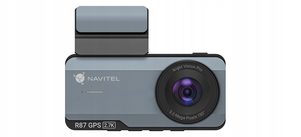Kamerë dyshi për makinë Navitel R87 GPS, 2.7K, Wi‑Fi, me kartë 256GB