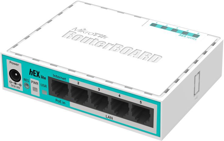 Ruter MikroTik RB750R2 HEX LITE