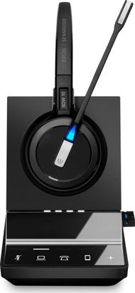 Безжични слушалки Epos Impact SDW 5031, досег 180 m, црни