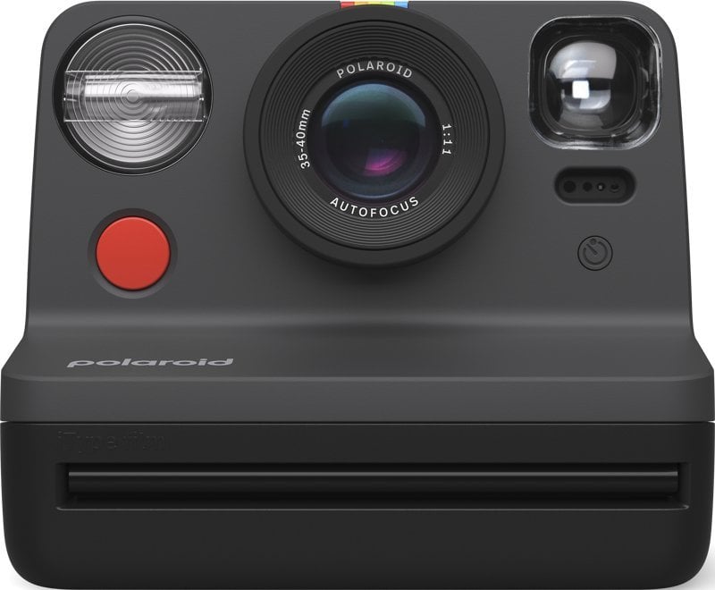 Kamerë instant Polaroid Now Gen2, foto të menjëhershme, USB Type C, e zezë