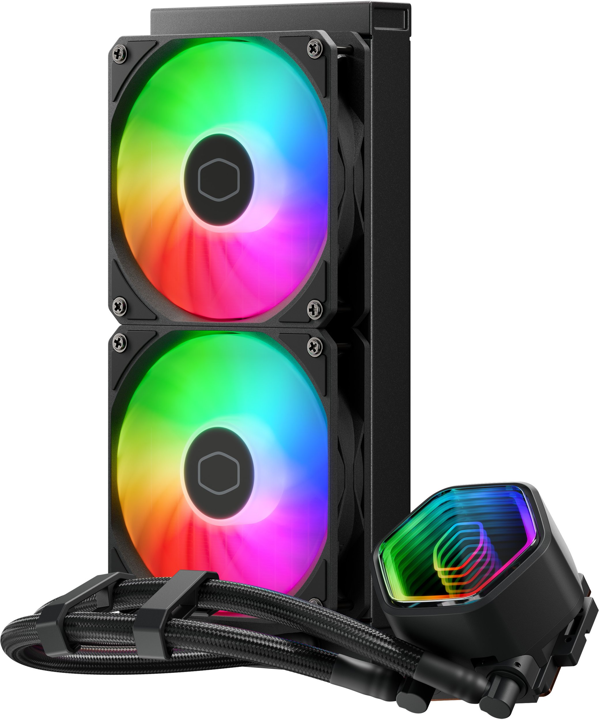 Ладилник со вода за процесор Cooler Master MasterLiquid 240 Core II, 240 mm, ARGB, црн
