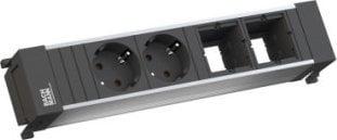 Kornizë për shirit prizash Bachmann POWER FRAME Medium, 2 dalje, e zezë