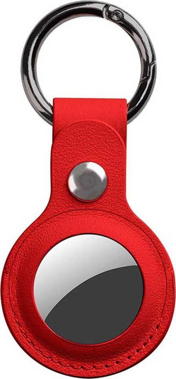 Mbajtëse lëkure Alogy për Apple Air Tag, e kuqe