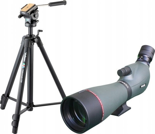 Телескоп памор Focus Viewmaster 16-48x65, статив Videomate 638, црн