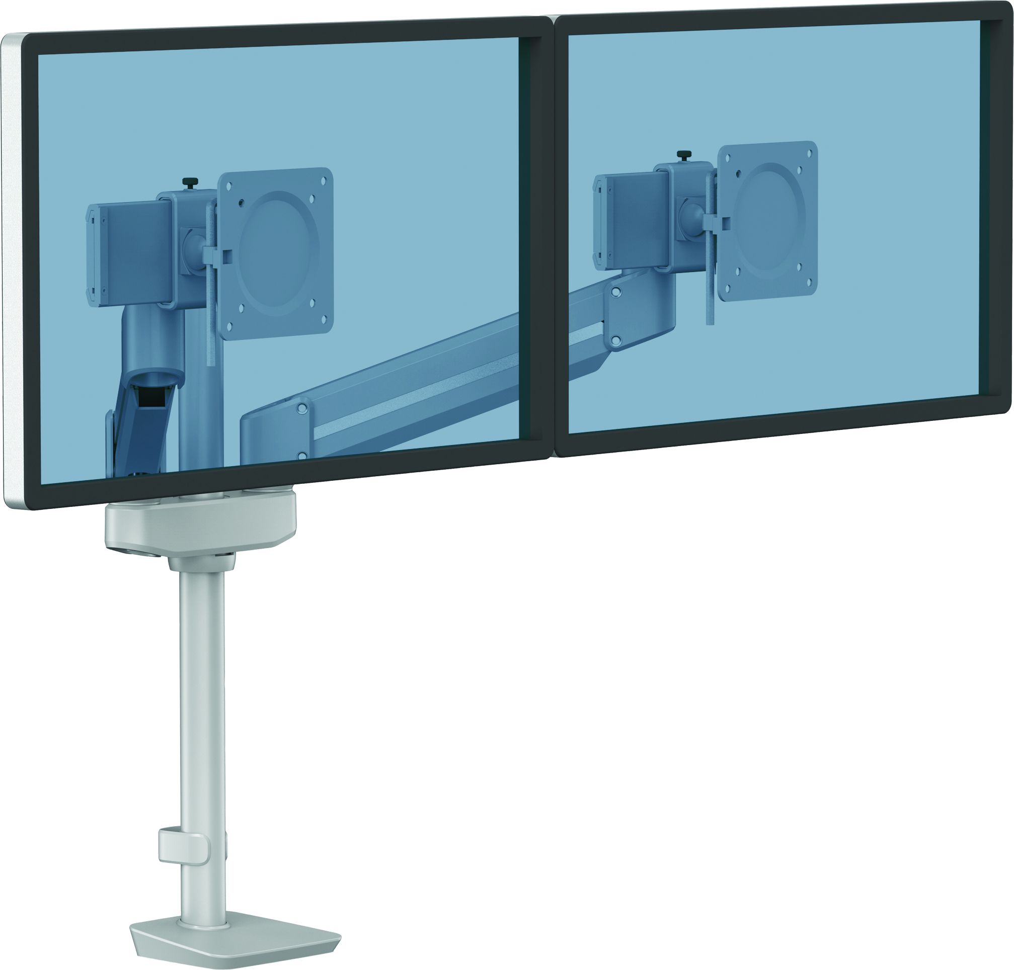 Mbajtëse tavoline për monitorë Fellowes TALLO 8614001, për 2 monitorë deri 32", e zezë