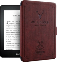 Kapak mbrojtës Strado Smart Motto për Kindle Paperwhite 1/2/3, plastik, i kuq