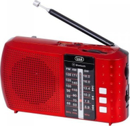 Radio me Bluetooth Trevi RA 7F20, portative, e kuqe