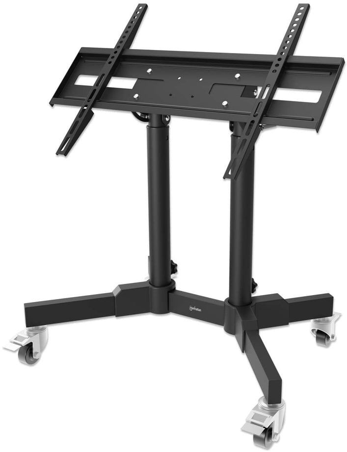 Karrocë TV Manhattan Low Height, për ekrane 23" 70", lartësi e rregullueshme, zezë