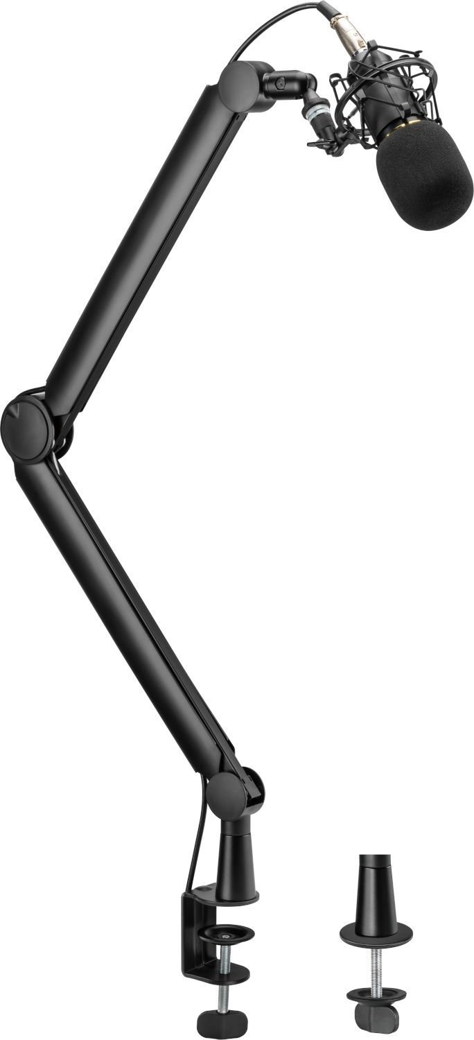 Krah montimi për mikrofon Mozos SB39, i rregullueshëm, deri 1 kg, i zi