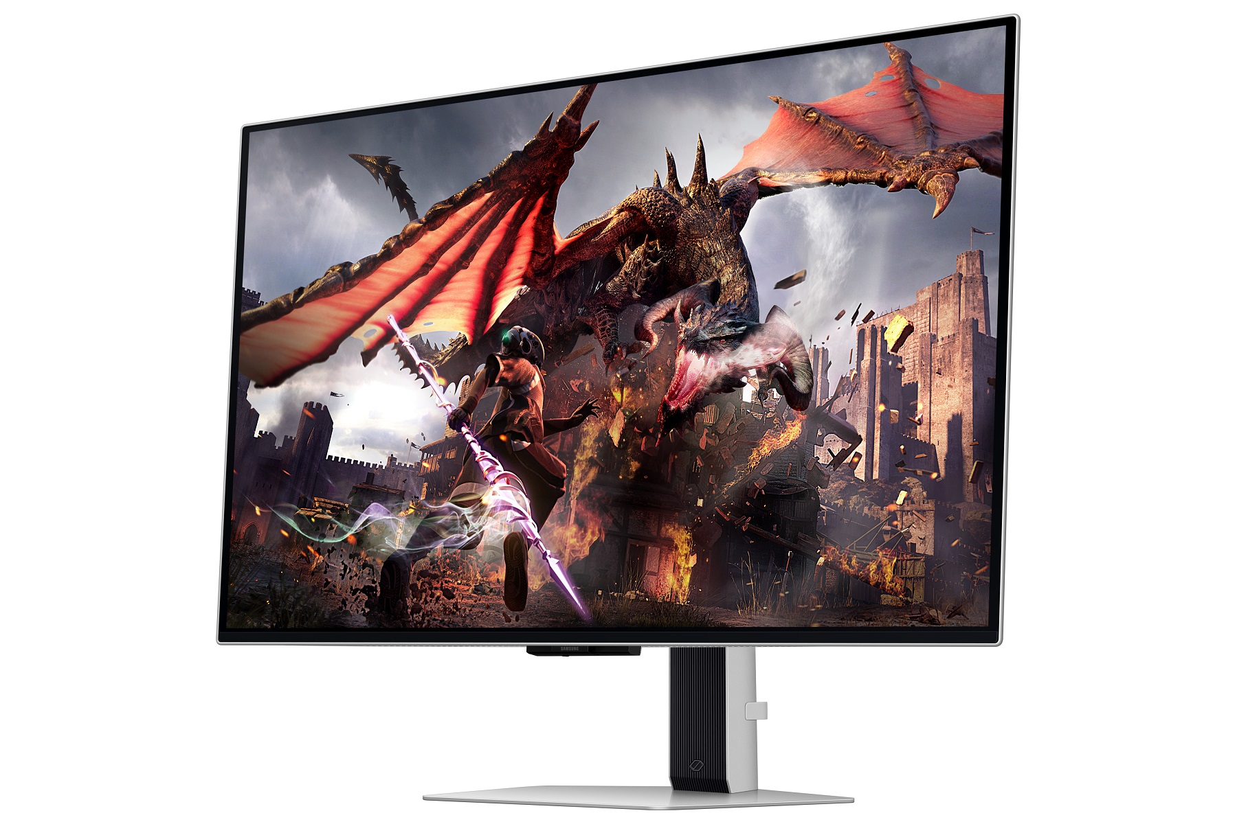 Monitor Samsung Odyssey G8, 32", OLED, 4K UHD, i argjendtë