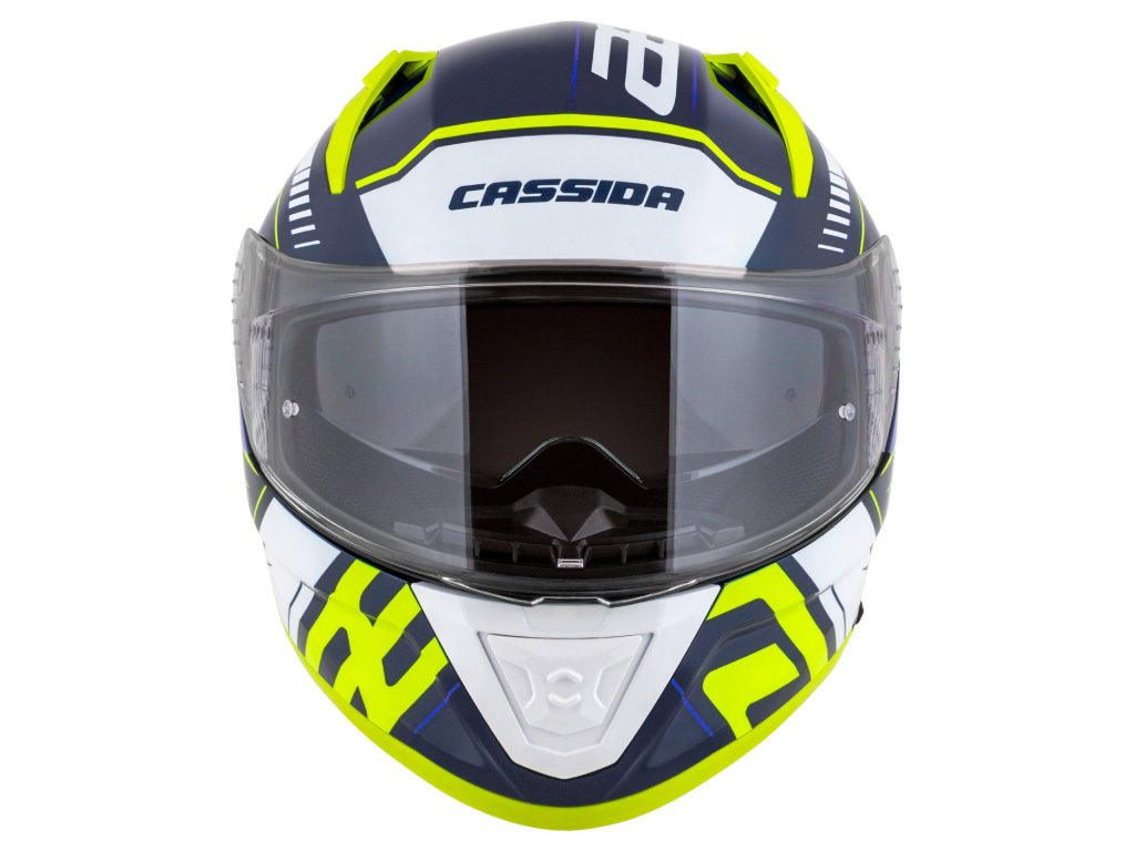 Кацига мото Cassida Aero Drome, целосно лице, поликарбонат, црна