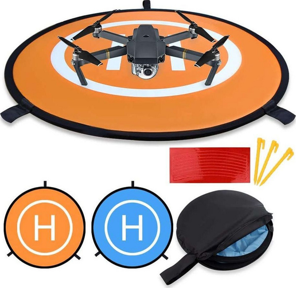 Dyshek për uljen e dronit Alogy, i portokalltë/kaltër