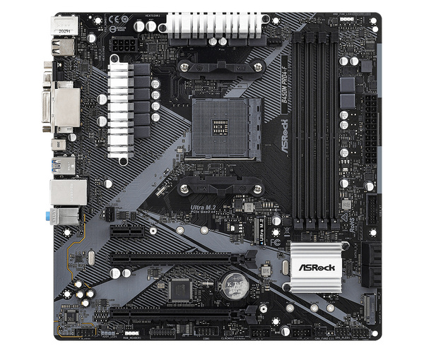 Pllakë amë Asrock B450M Pro4-F R2.0 AMD B450 Socket AM4 micro ATX