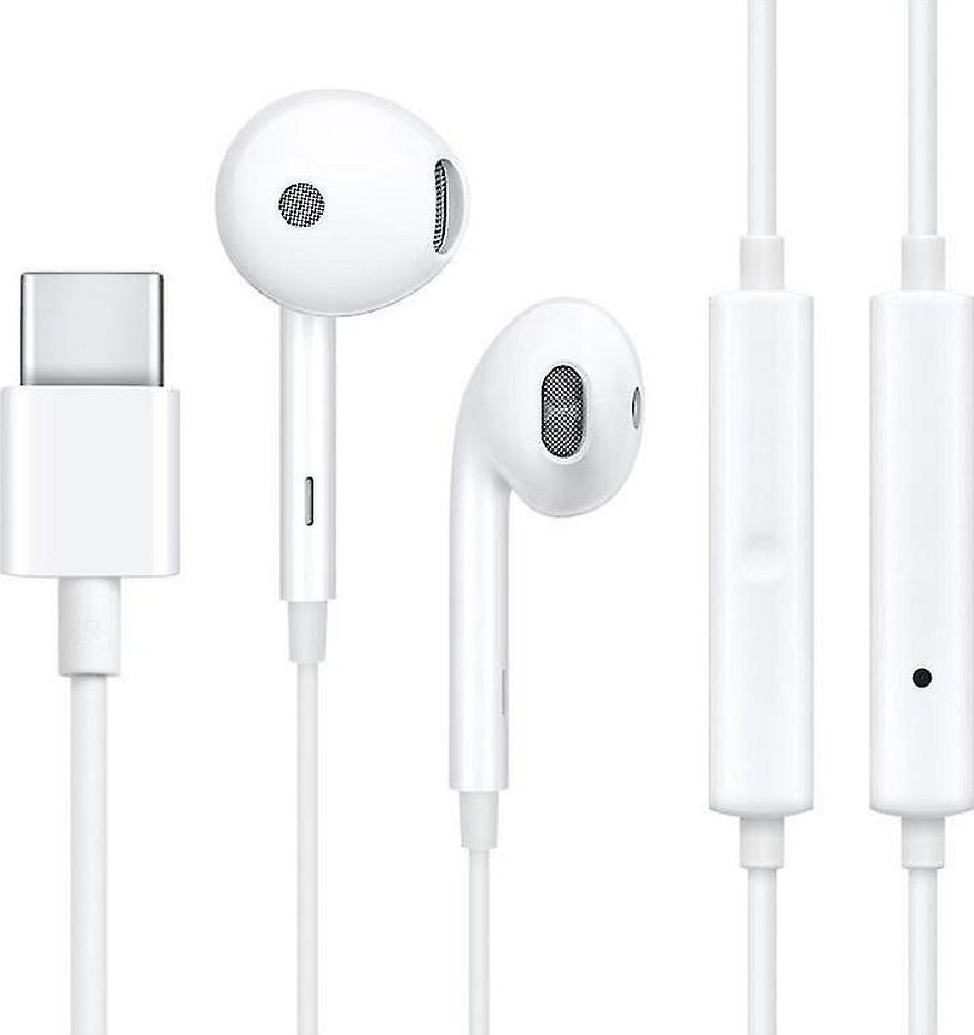 Kufje in ear Oppo MH147, USB C, me mikrofon, të bardha