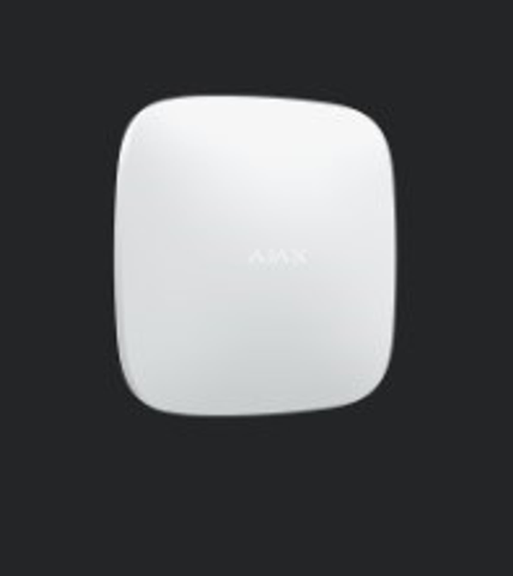 Zgjerues rrezeje Ajax ReX, për sistem alarmi, me bateri rezervë, i bardhë