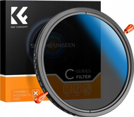 Filter fotografik K&amp;F Concept 40.5mm, CPL dhe ND variabël ND2 ND32, coating blu