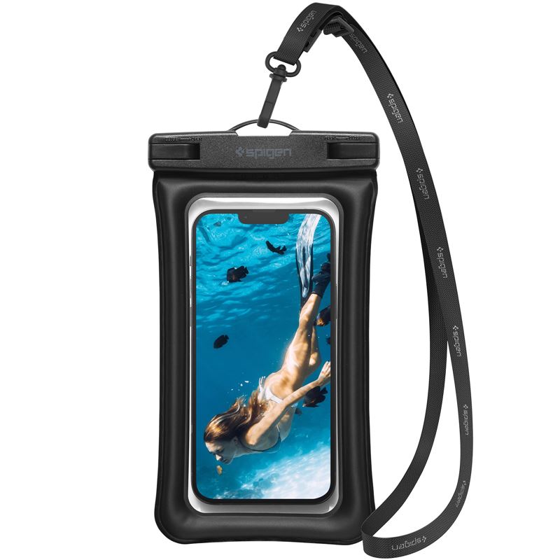 Mbrojtëse e papërshkrueshme nga uji Spigen Aqua Shield WaterProof Floating Case A610 1 Pack, e zezë