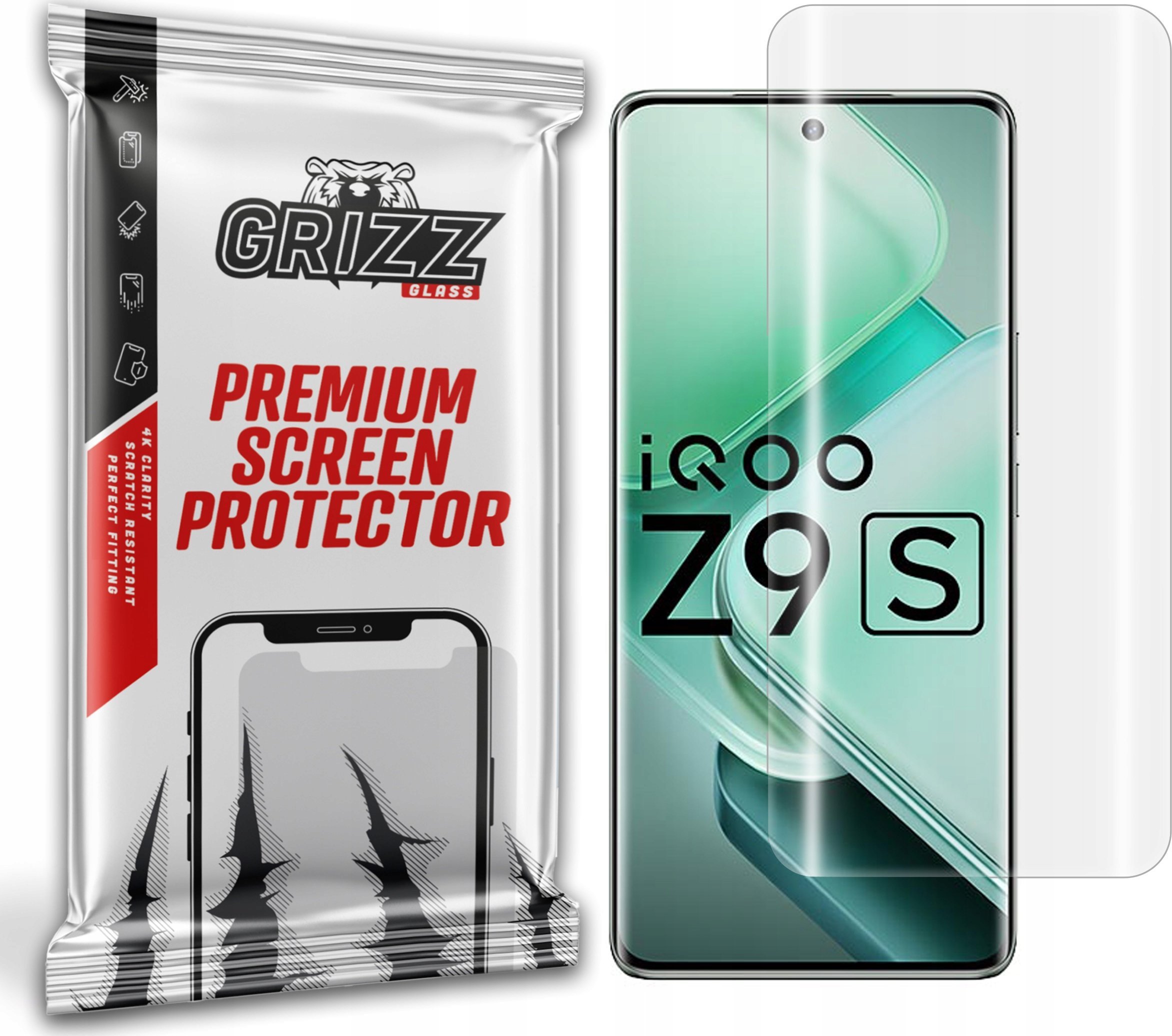 Fletë mbrojtëse hydrogel për ekran Vivo IQOO Z9s, transparente