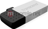 USB Transcend JetFlash 380S TS16GJF380S, 16GB, USB OTG, argjent