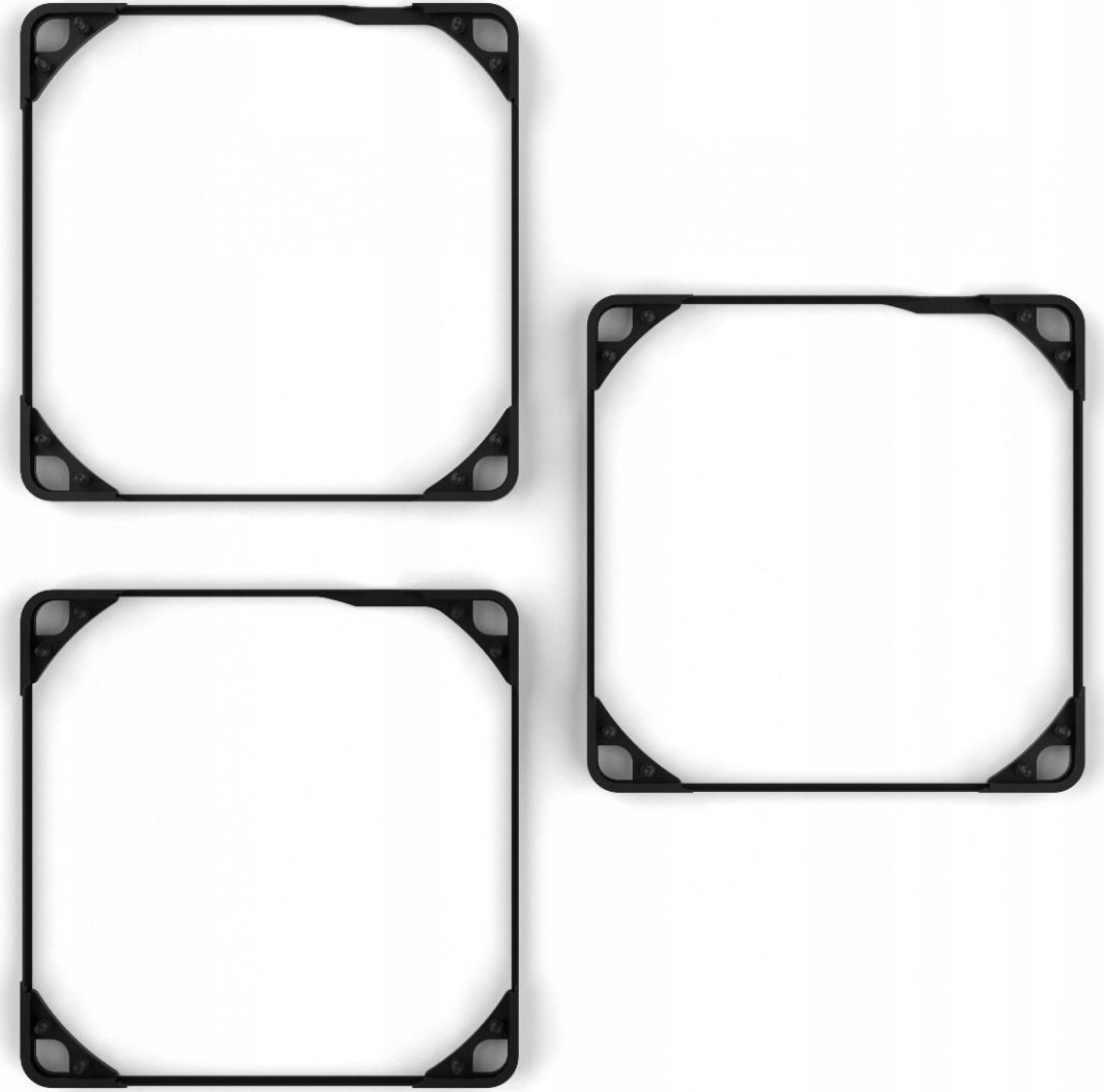 Set gasketash anti vibrim Noctua NA-SAVG2 chromax.black, për ventilator 140mm, 3 copë, të zezë