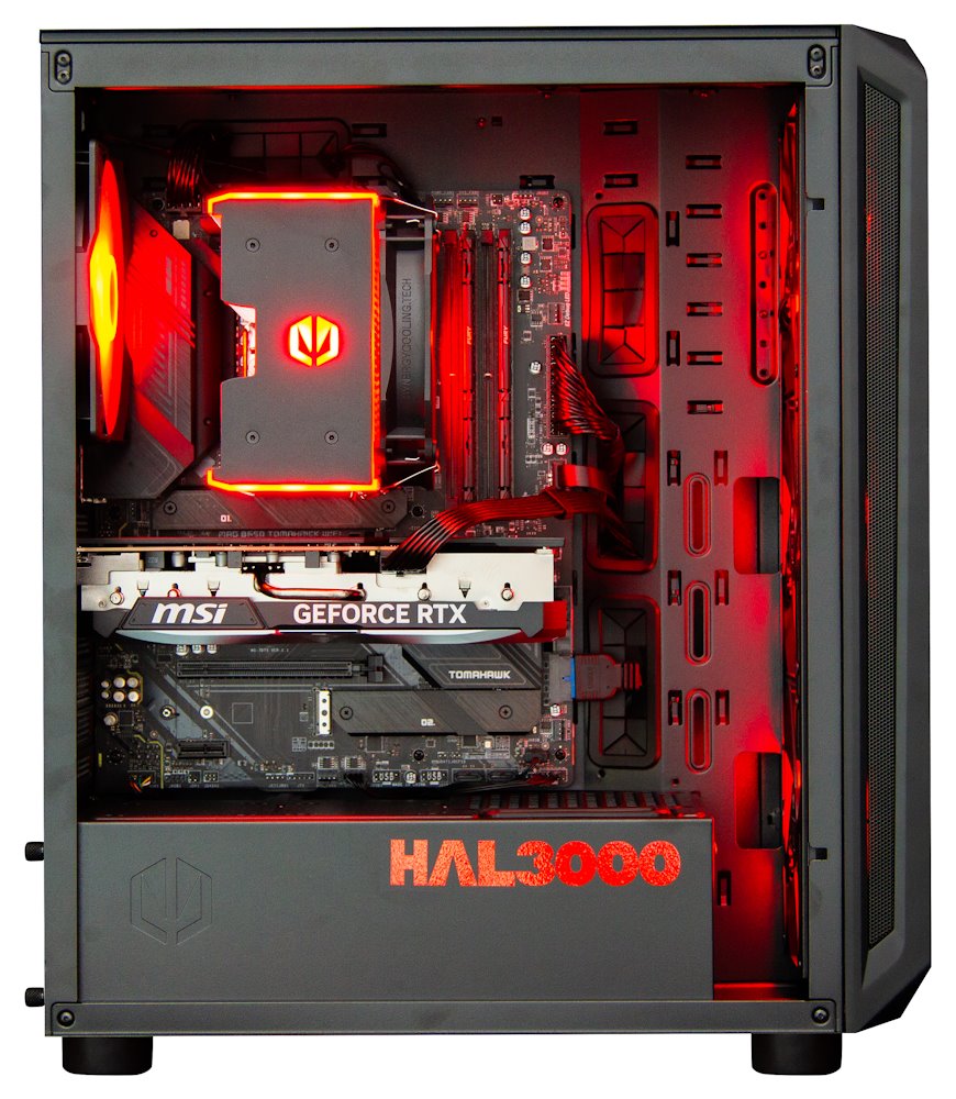 Kompjuter HAL3000 Alfa Gamer Ti Super, Ryzen 7 9700X, RTX 4070 Ti Super, 32GB RAM, 2TB SSD, i zi