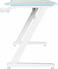 Tryezë gaming Trust GXT 709W Luminus, RGB LED, e bardhë