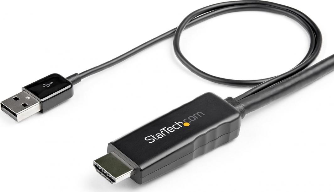 Kabllo StarTech HDMI në DisplayPort, 2m, 4K 30Hz, e zezë