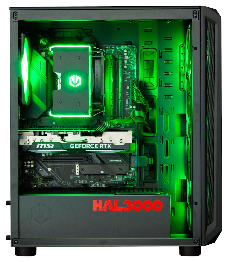 Kompjuter HAL3000 Alfa Gamer Ti Super, Ryzen 7 9700X, RTX 4070 Ti Super, 32GB RAM, 2TB SSD, i zi