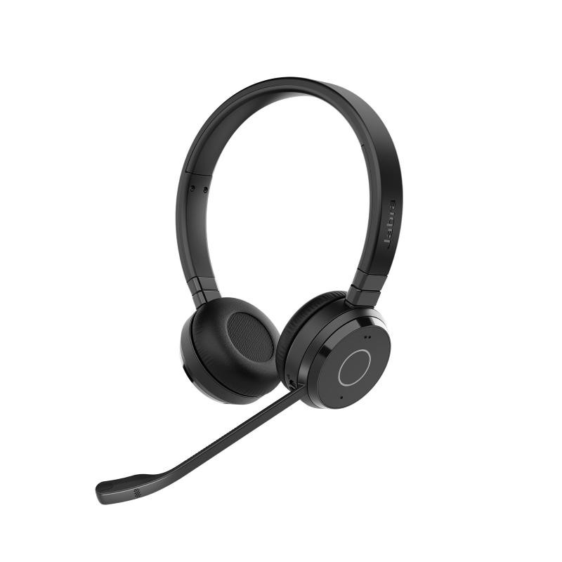 Kufje me mikrofon Jabra Evolve 65 MS Stereo, pa kabllo, Bluetooth USB, të zeza