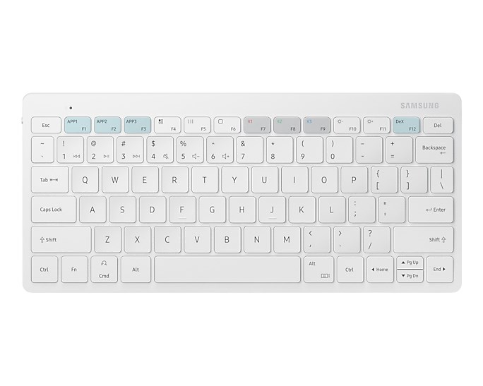 Tastierë për tablet Samsung Smart Keyboard Trio 500, Bluetooth, QWERTY, e bardhë Tastierë për tablet Samsung Smart Keyboard Trio 500, Bluetooth, QWERTY, e bardhë