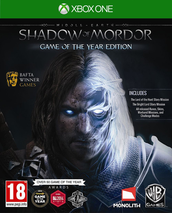  Middle-Earth: Shadow of Mordor (Game of The Year Edition) - XboxONE