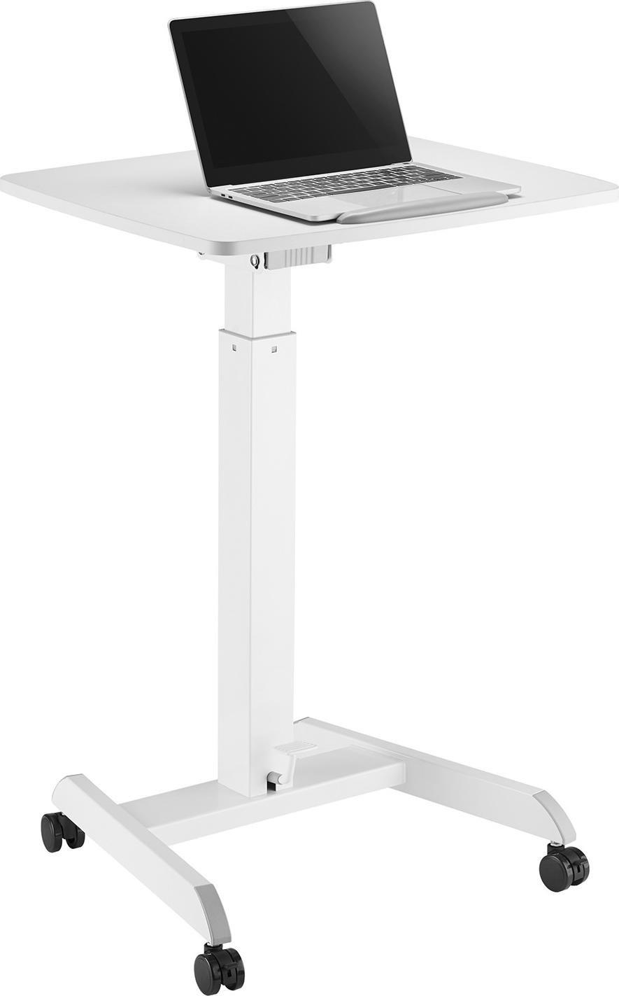 Tryezë zyre Maclean 5902211116851, e rregullueshme në lartësi, me sustë gazi, e zezë