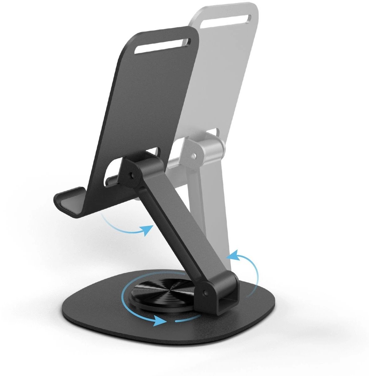 Mbajtëse telefoni dhe tableti Puro Tilt Pro, alumini, e gri