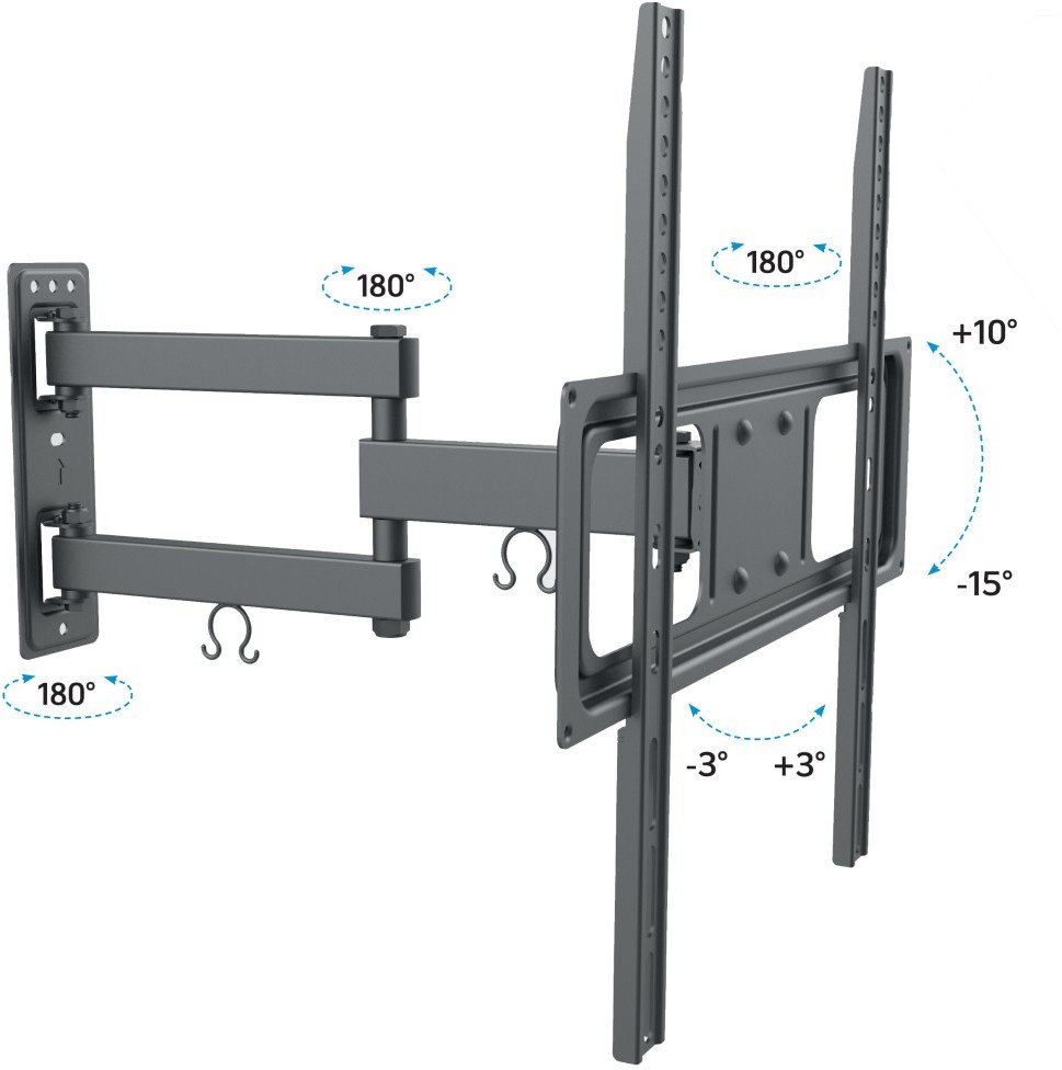 Ѕиден држач за телевизор Текли ICA PLB 320MT, 32 55\", 40kg, црн