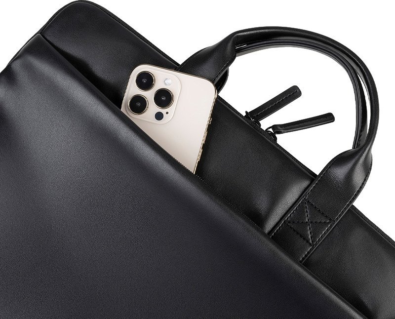 Çantë laptopi Tucano Isotta, 14", PU lëkurë, e zezë