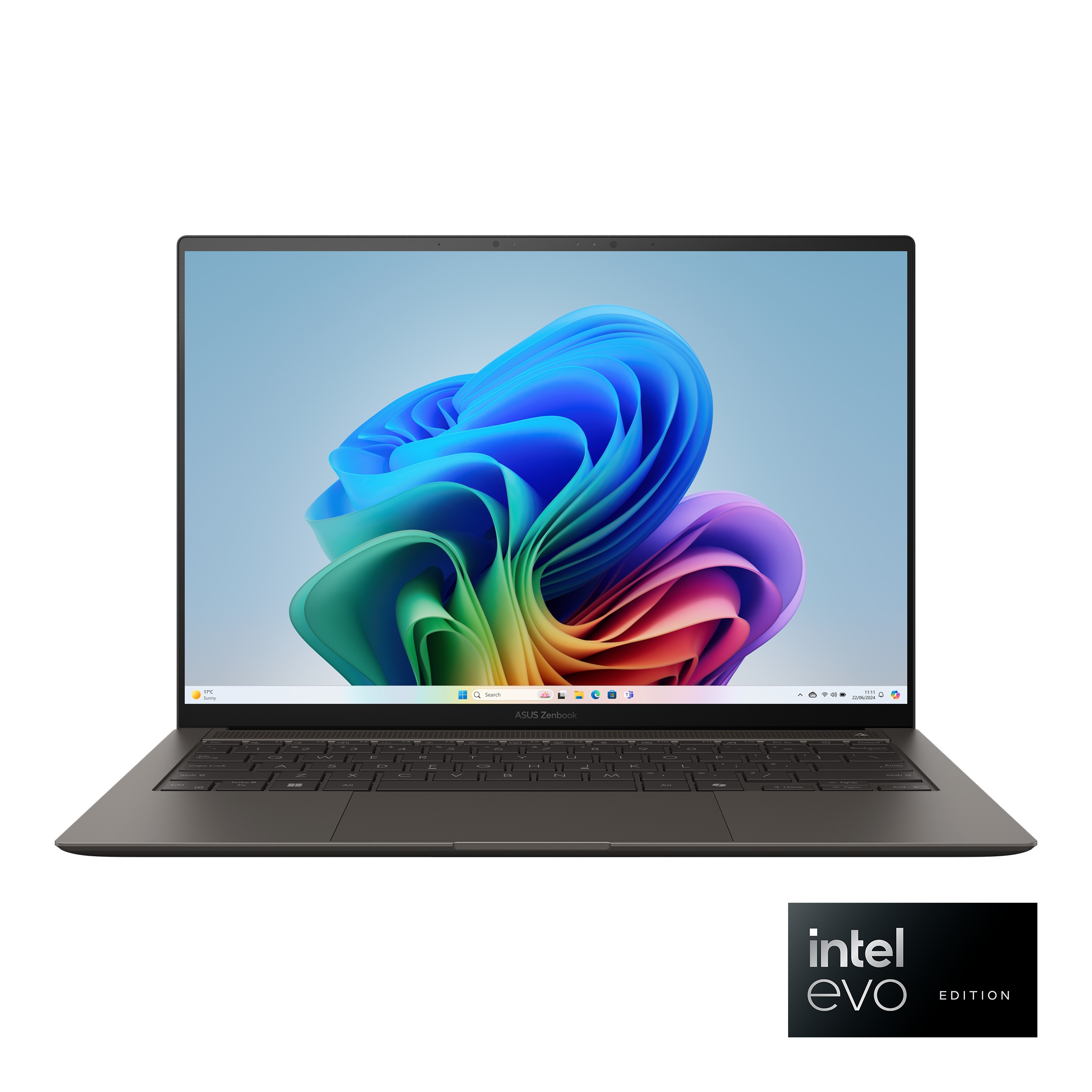 Laptop ASUS Zenbook S 14 OLED (UX5406SA), 14" 3K OLED Touch 120 Hz, Core Ultra 7, 32 GB RAM, 1 TB SSD, i hirtë