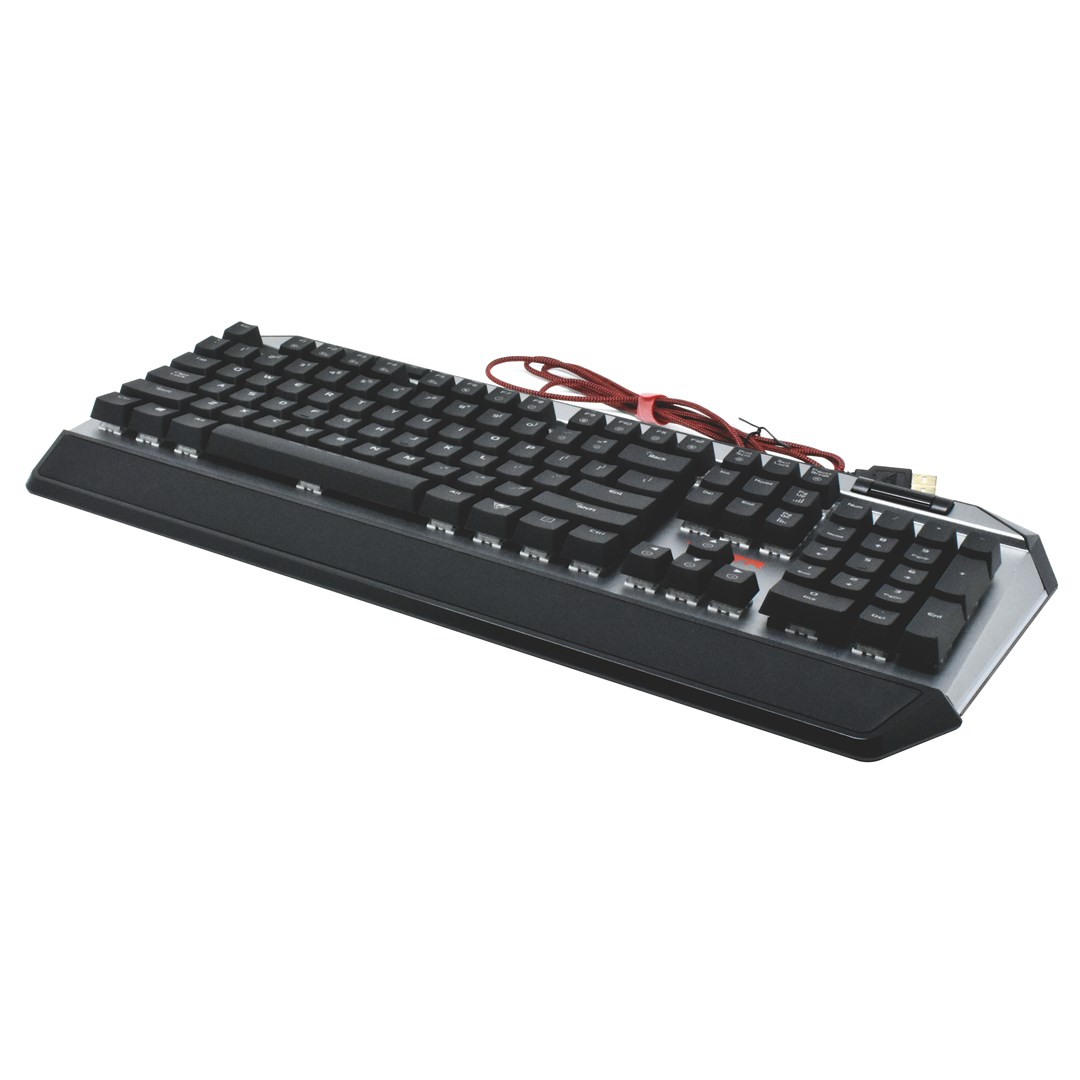 Tastierë mekanike Gaming Patriot Memory V765, USB, RGB, e zezë / e hirtë