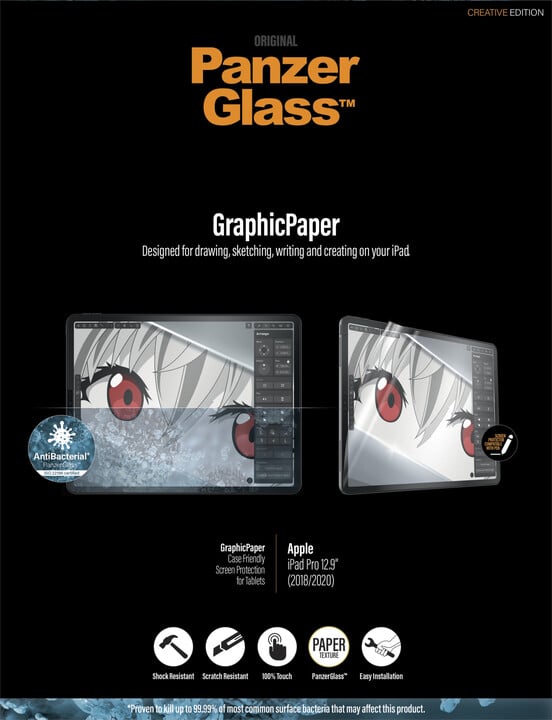 Folie mbrojtëse PanzerGlass GraphicPaper™ për Apple iPad Pro 12.9"