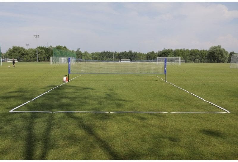 Shirit fushë sportive Yakimasport Football Volleyball Tape, 52 m, për shënim vijash, blu