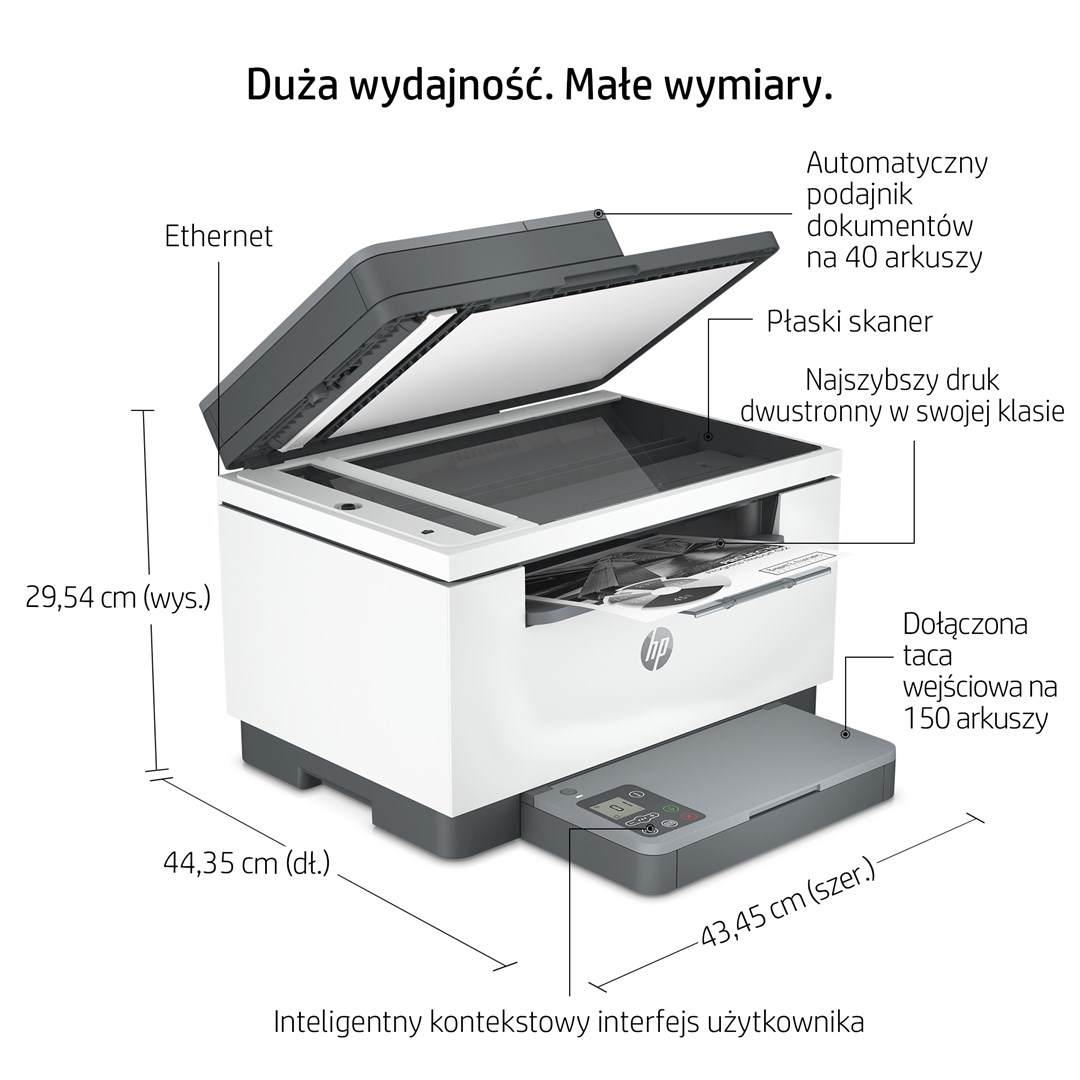 Printer multifunksional HP LaserJet Pro MFP M234sdn, A4, 600x600dpi, i bardhë 